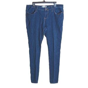 No Boundaries Skinny Jeans Juniors 17 Dark Wash Mid Rise Y2K Stretch Denim